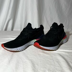 Nike Epic React Flyknit 2 Men's Running Shoes Black Pink